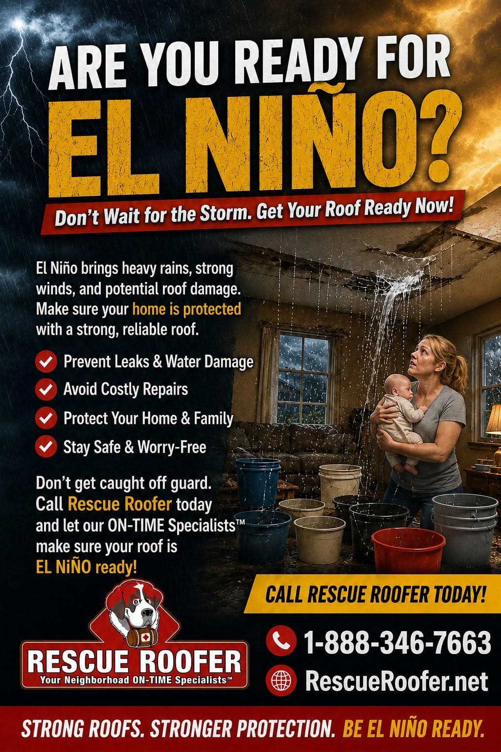 Are You Ready for El Niño? Get Your Roof Ready Now